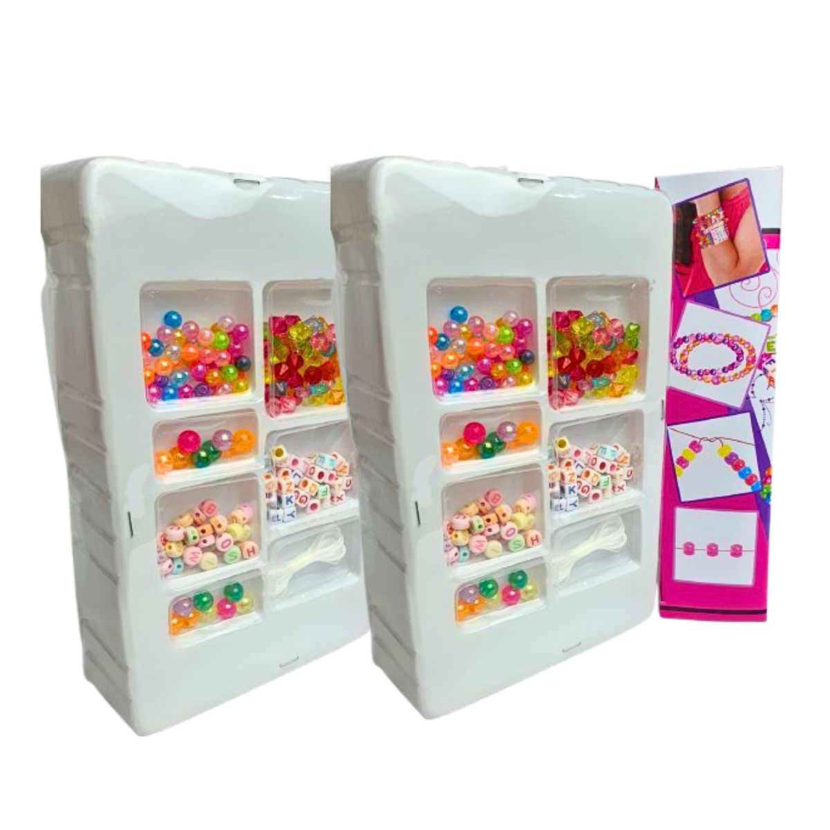 Kit 2 Miçangas Infantil Para Acessórios - Ark Toys Kit 2 Miçangas Infantil Para Acessórios - Ark Toys